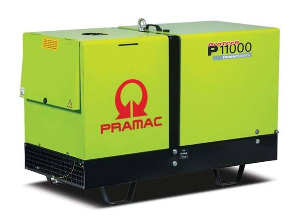 Pramac Diesel P11000 10.8kVA Three Phase Electric Start Portable Generator