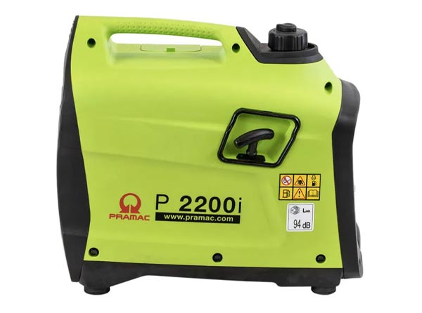 Second image of Pramac Petrol P2200i 2.1kVA Single Phase Recoil Start Portable Inverter Generator