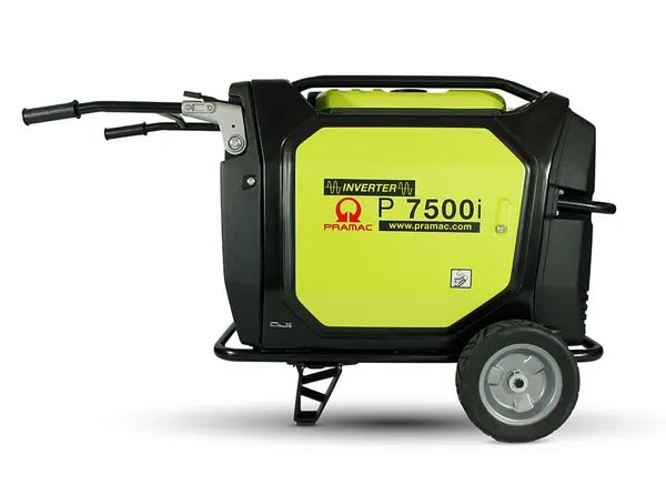 Second image of Pramac Petrol P7500i 7kVA Single Phase Electric & Recoil Start Portable Inverter Generator