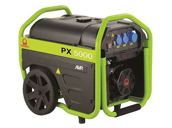 Pramac Petrol PX5000 4.2kVA Single Phase Recoil Start Portable Generator